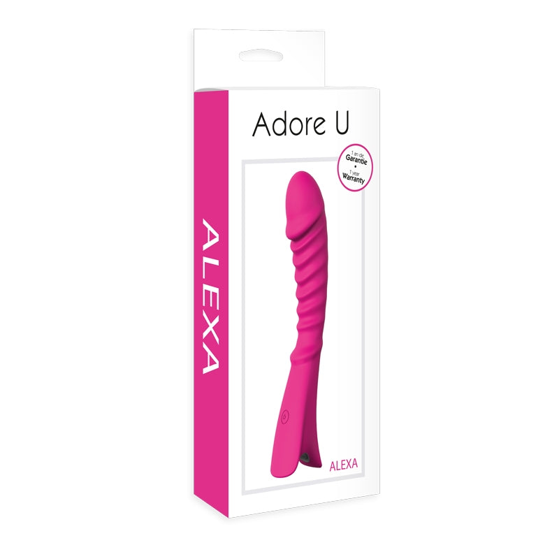 Textured G-spot Vibrator - Alexa Adore U Classic - Boutique Séduction