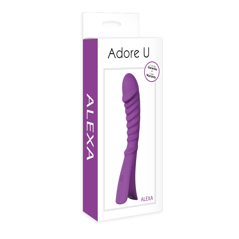 Textured G-spot Vibrator - Alexa Adore U Classic - Boutique Séduction