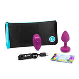 JEWEL PLUG Vibrating Butt Plug S/M - B-VIBE B-Vibe - Boutique Séduction