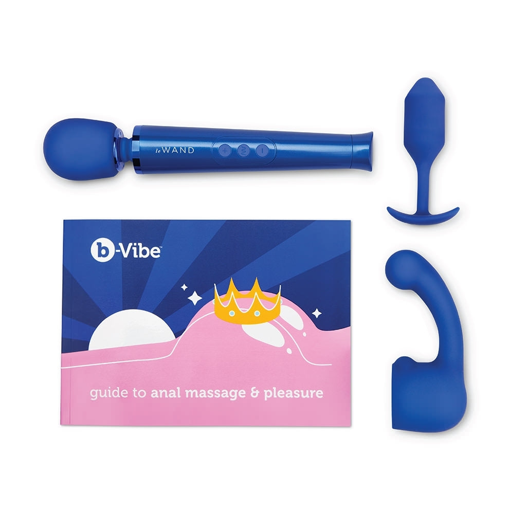 Anal Massage & Education Set - B-VIBE X LE WAND Special Edition B-Vibe - Boutique Séduction