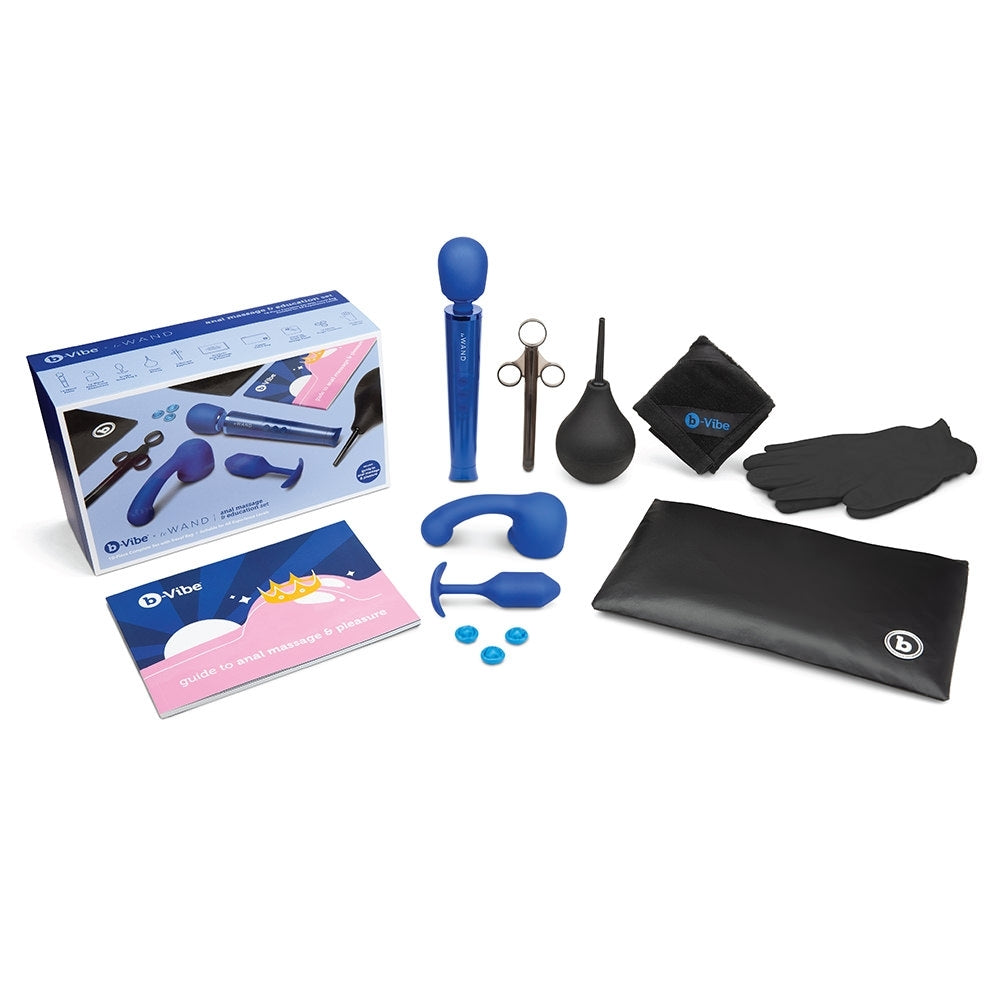 Anal Massage & Education Set - B-VIBE X LE WAND Special Edition B-Vibe - Boutique Séduction