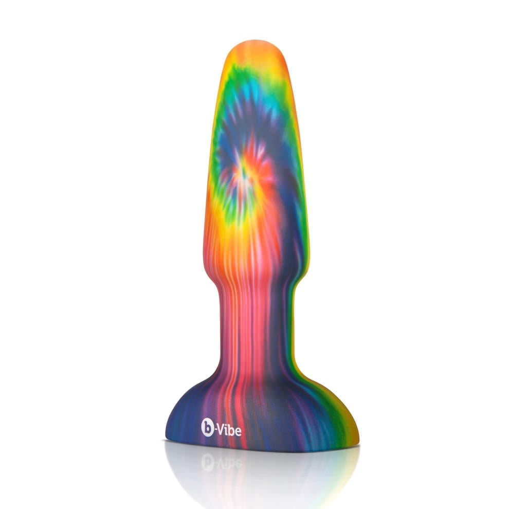 PEACE & LOVE Tie-Dye Rimming Plug - B-VIBE Limited Edition B-Vibe - Boutique Séduction