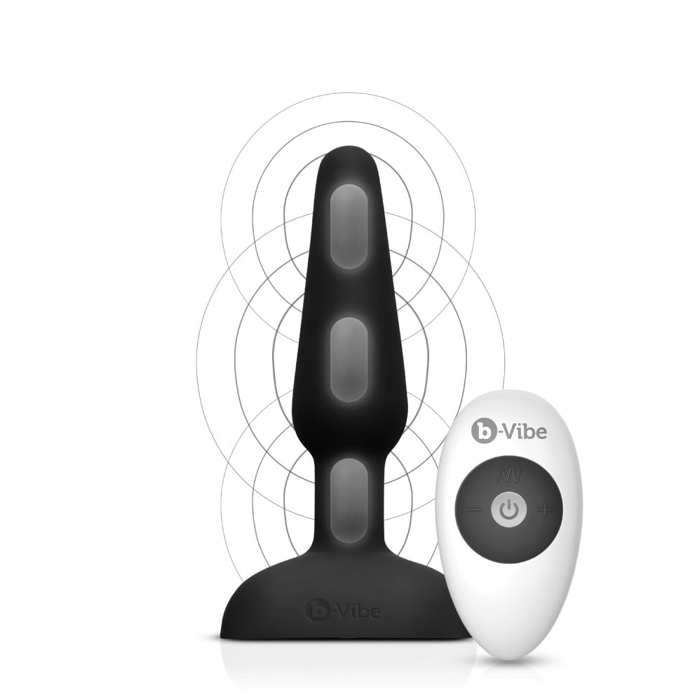 TRIO Vibrating Butt Plug - B-VIBE B-Vibe - Boutique Séduction