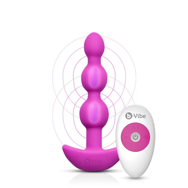 TRIPLET Vibrating Anal Beads - B-VIBE B-Vibe - Boutique Séduction