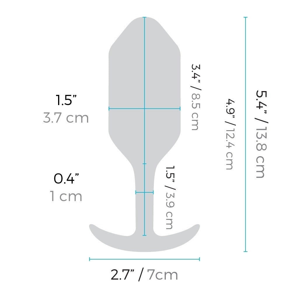 SNUG PLUG 3 Vibrating Butt Plug - B-VIBE B-Vibe - Boutique Séduction