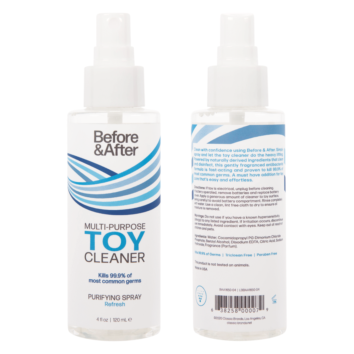 Spray Toy Cleaner - BEFORE & AFTER Before & After - Boutique Séduction