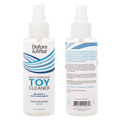 Spray Toy Cleaner - BEFORE & AFTER Before & After - Boutique Séduction