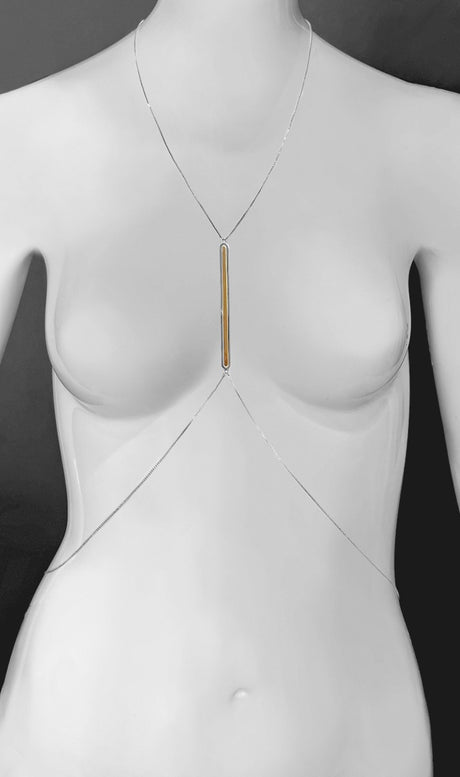 NIGHT GLOW Body chain - CAROLINE NERON Caroline Bijoux - Boutique Séduction