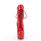 Pleaser Shoes - Rhinestone Platform Ankle Boots 7" Heel - Boutique Séduction