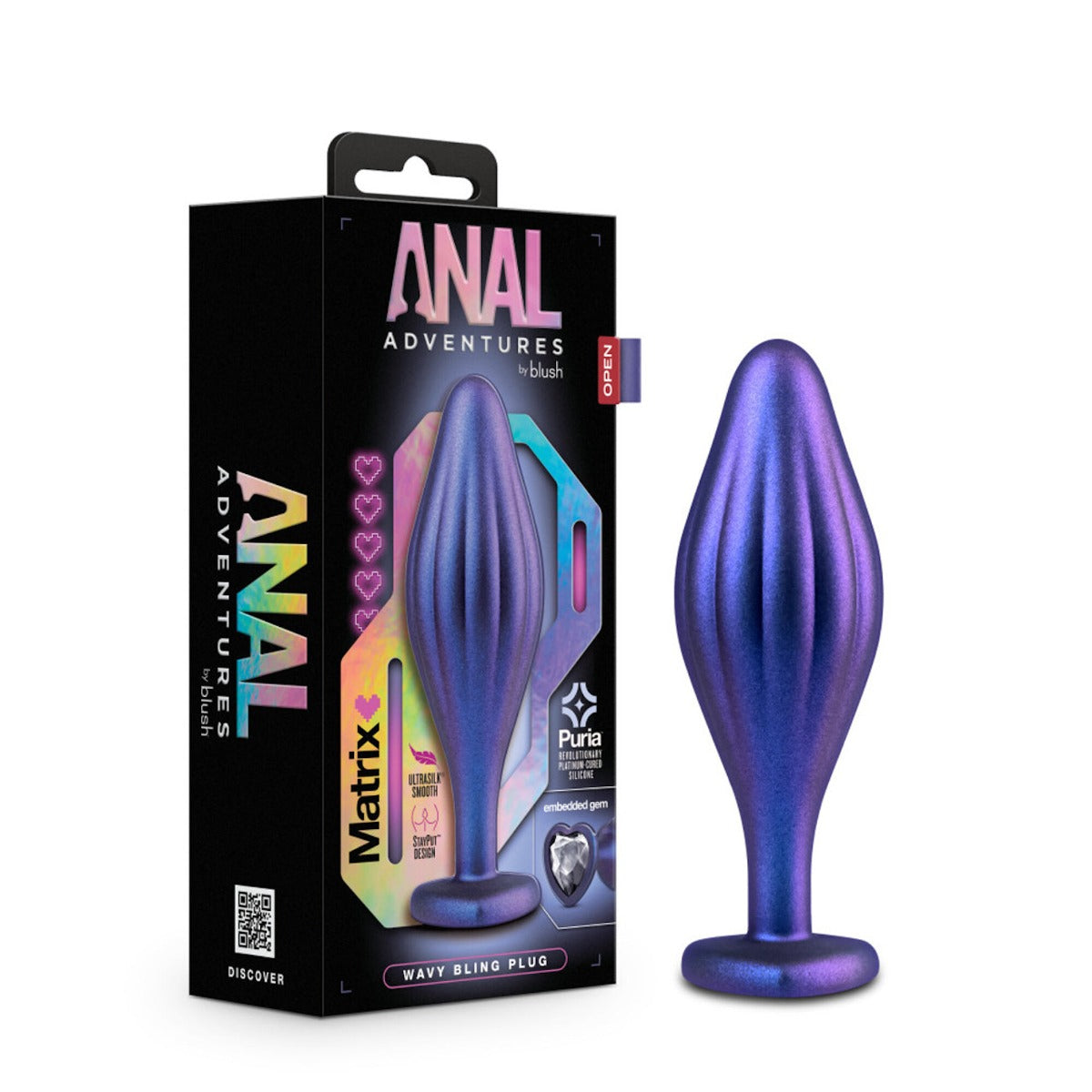 WAVY BLING Butt Plug - ANAL ADVENTURES MATRIX Anal Adventures - Boutique Séduction