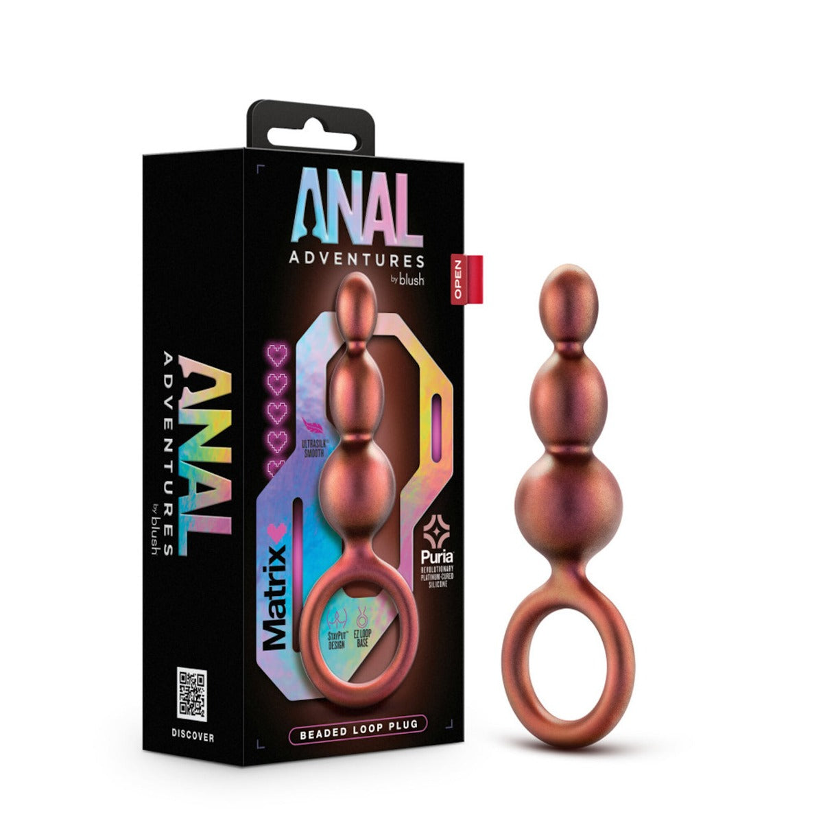 BEADED LOOP Anal Plug - ANAL ADVENTURES MATRIX Anal Adventures - Boutique Séduction