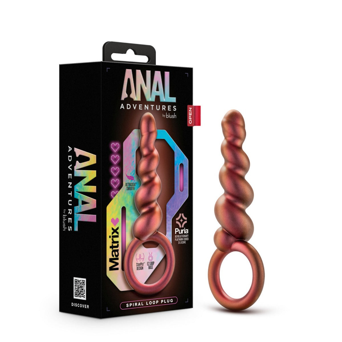 SPIRAL LOOP Anal Plug - ANAL ADVENTURES MATRIX Anal Adventures - Boutique Séduction