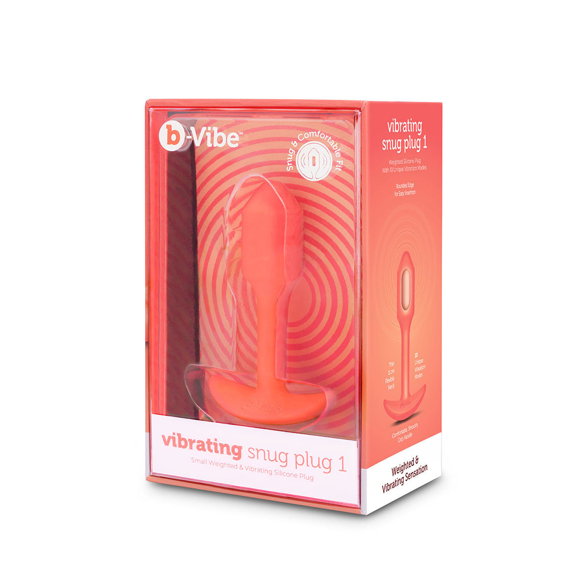 SNUG PLUG 1 Vibrating Anal Plug - B-VIBE B-Vibe - Boutique Séduction