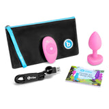 Vibrating Heart Jewel Plug With Remote - B-VIBE B-Vibe - Boutique Séduction