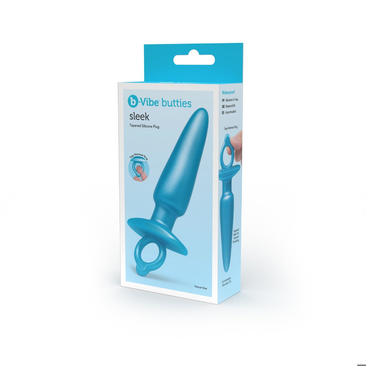 SLEEK Tapered Silicone Plug - B-VIBE Butties - Boutique Séduction