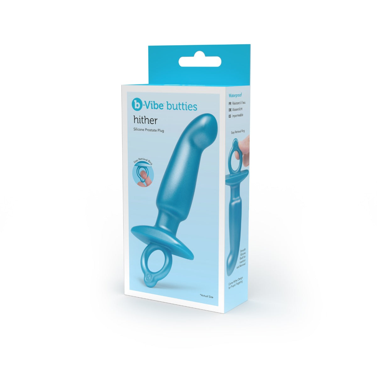 HITHER Silicone Prostate Plug - B-VIBE Butties - Boutique Séduction