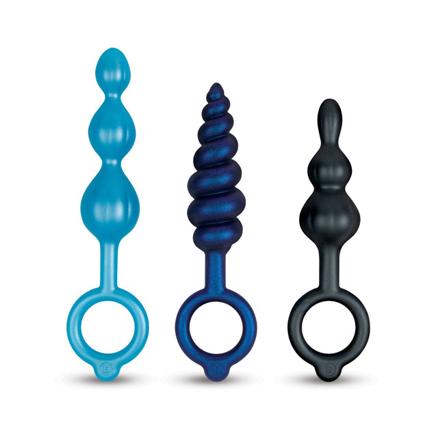 BEADED BUTTIES BUNDLE 3Pc Anal Plug Set - B-VIBE Butties - Boutique Séduction