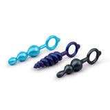 BEADED BUTTIES BUNDLE 3Pc Anal Plug Set - B-VIBE Butties - Boutique Séduction