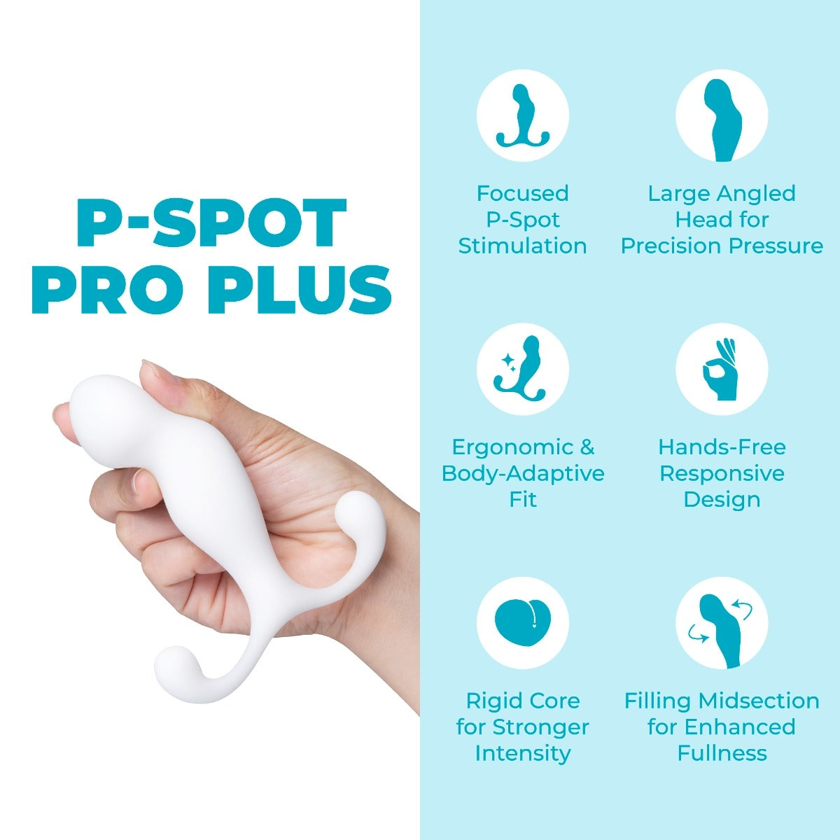 P-Spot Pro Plus Hands-Free Angled Prostate Massager