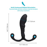 P-Spot Apex Bend Hands-Free Ridged Prostate Massager