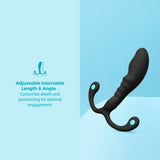 P-Spot Apex Bend Hands-Free Ridged Prostate Massager