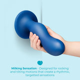 Milk 8.5-Inch Curved XXL Anal Trainer with Tapered Tip and Suction Cup