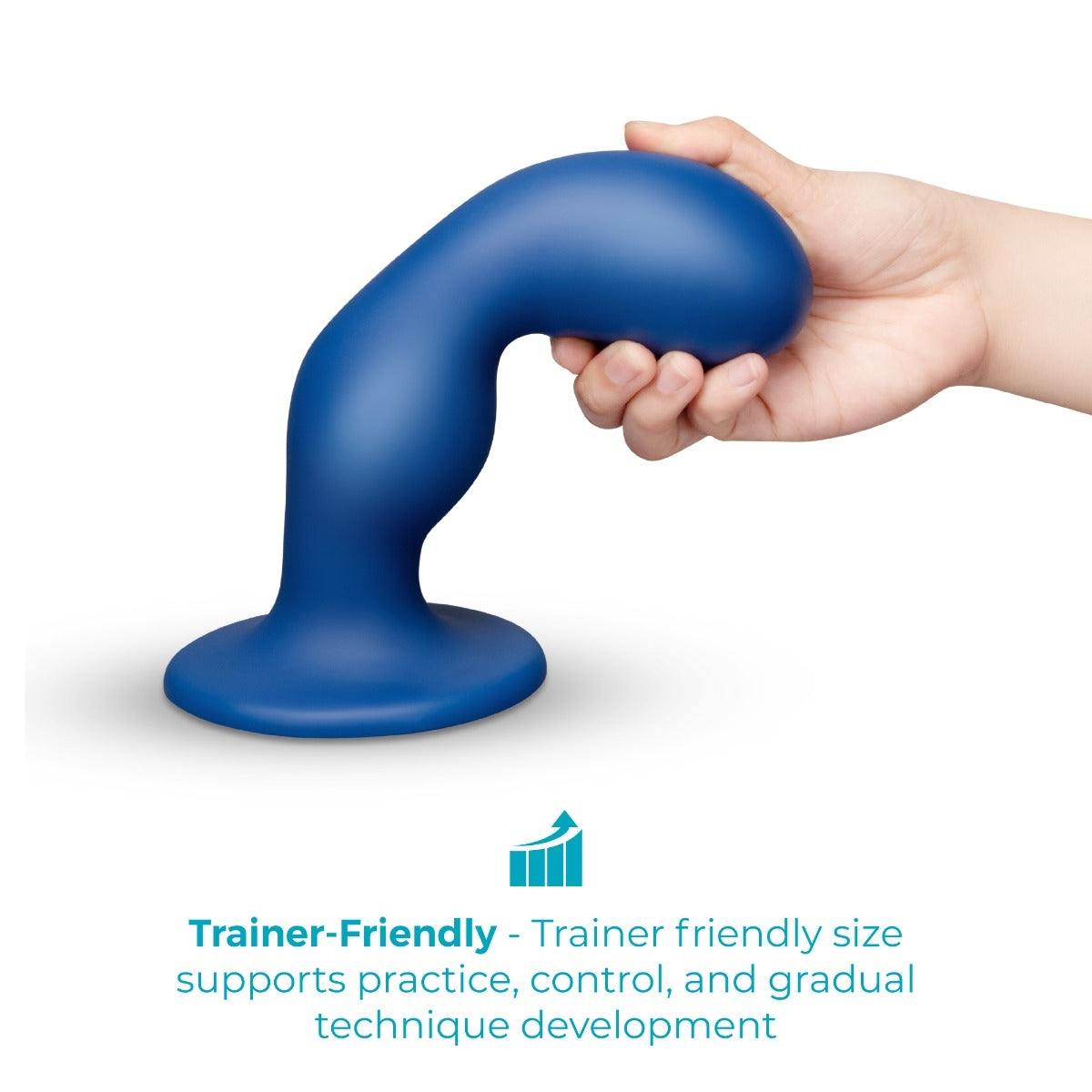 Milk 8.5-Inch Curved XXL Anal Trainer with Tapered Tip and Suction Cup