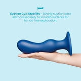 Milk 8.5-Inch Curved XXL Anal Trainer with Tapered Tip and Suction Cup