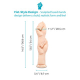 Fists 14.5-Inch Fist-Style Realistic XXL Dildo with Suction Cup