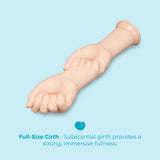 Fists 14.5-Inch Fist-Style Realistic XXL Dildo with Suction Cup