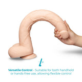 Bone 17-Inch Deep-Insert XXL Dildo with Realistic Balls and Suction Cup