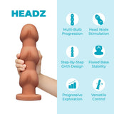 Headz 10.5 Inch Multi-Bulb XXL Dildo with Flared Base