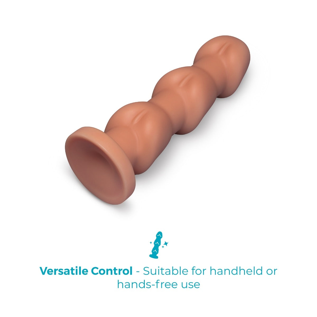 Headz 10.5 Inch Multi-Bulb XXL Dildo with Flared Base