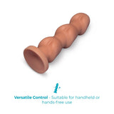 Headz 10.5 Inch Multi-Bulb XXL Dildo with Flared Base