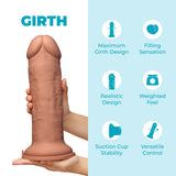 Girth 12 Inch Max-Girth XXL Dildo with Suction Cup