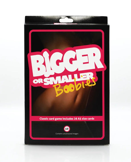 BIGGER OR SMALLER BOOBIES Card Games - PLAYWIVME Creative conceptions - Boutique Séduction