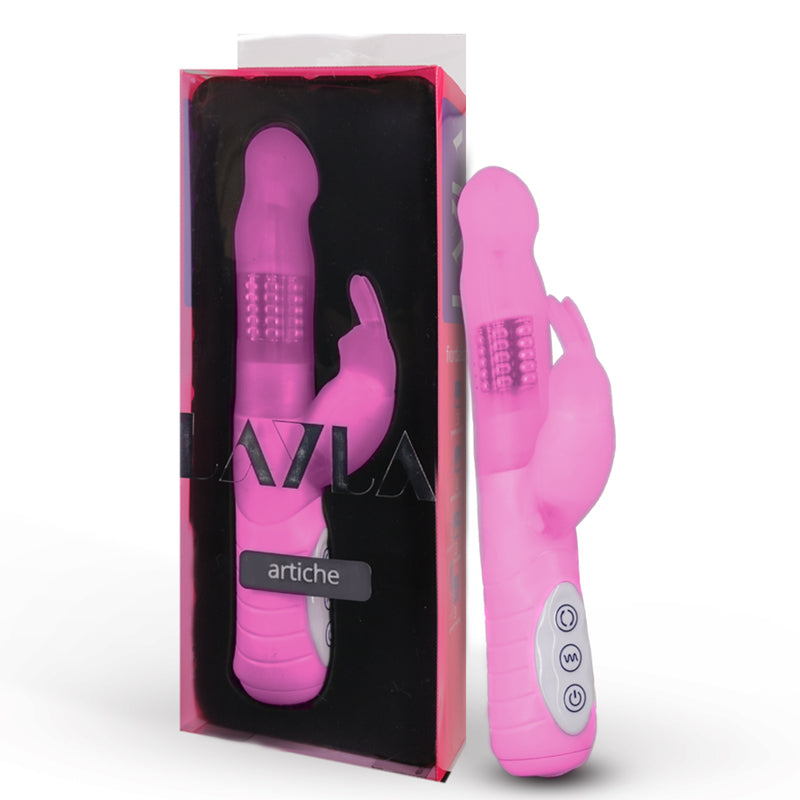 Double stimulation vibrator - Layla - Artiche Layla - Boutique Séduction