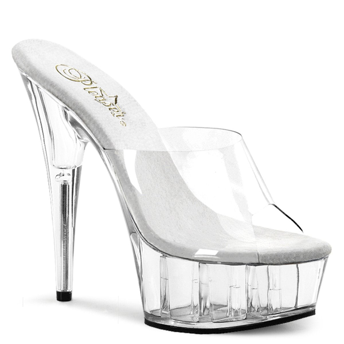 Open Toe Platform Sandal 6" Heel Pleaser Shoes - Boutique Séduction