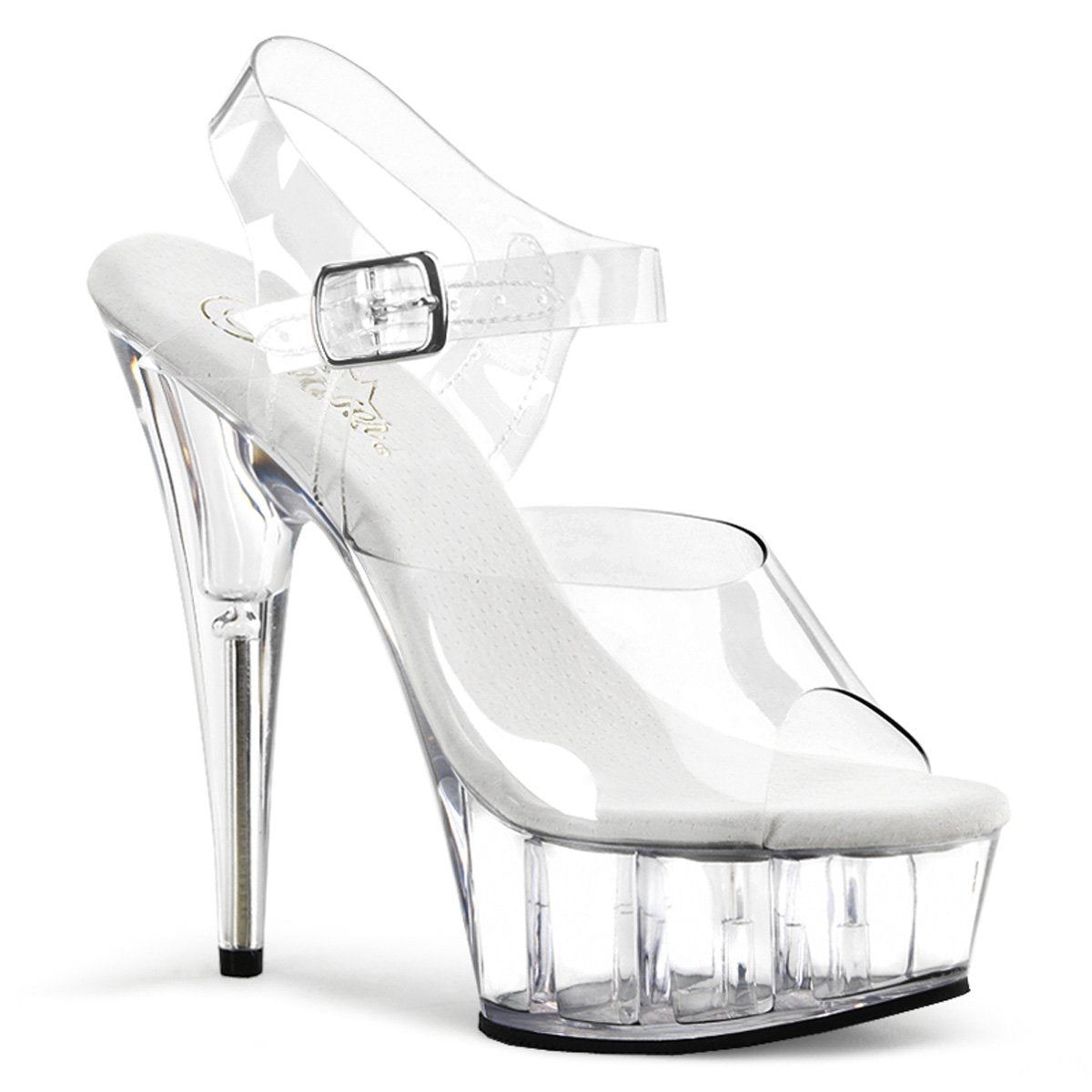 Ankle Strap Sandal 6" Heel Pleaser Shoes - Boutique Séduction