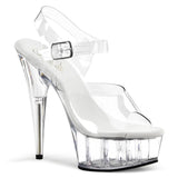 Ankle Strap Sandal 6" Heel Pleaser Shoes - Boutique Séduction