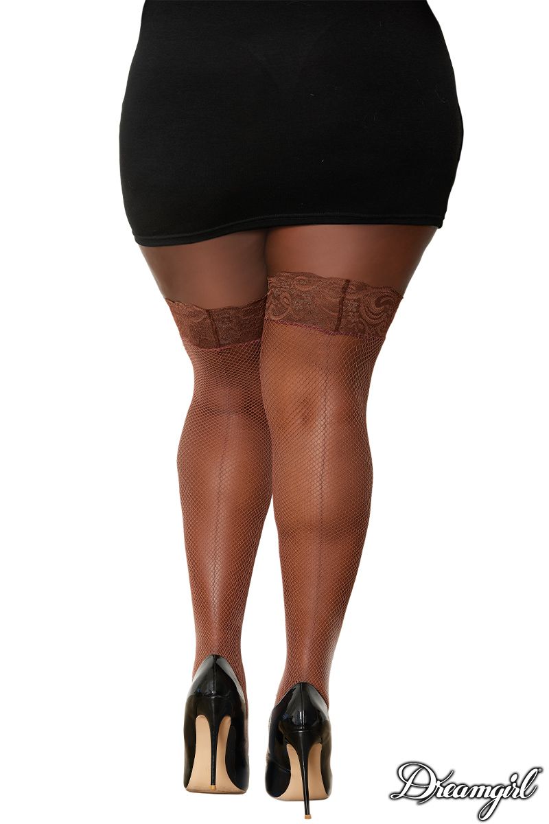 Fishnet Stay Up Stockings Queen - DREAMGIRL Dreamgirl International - Boutique Séduction