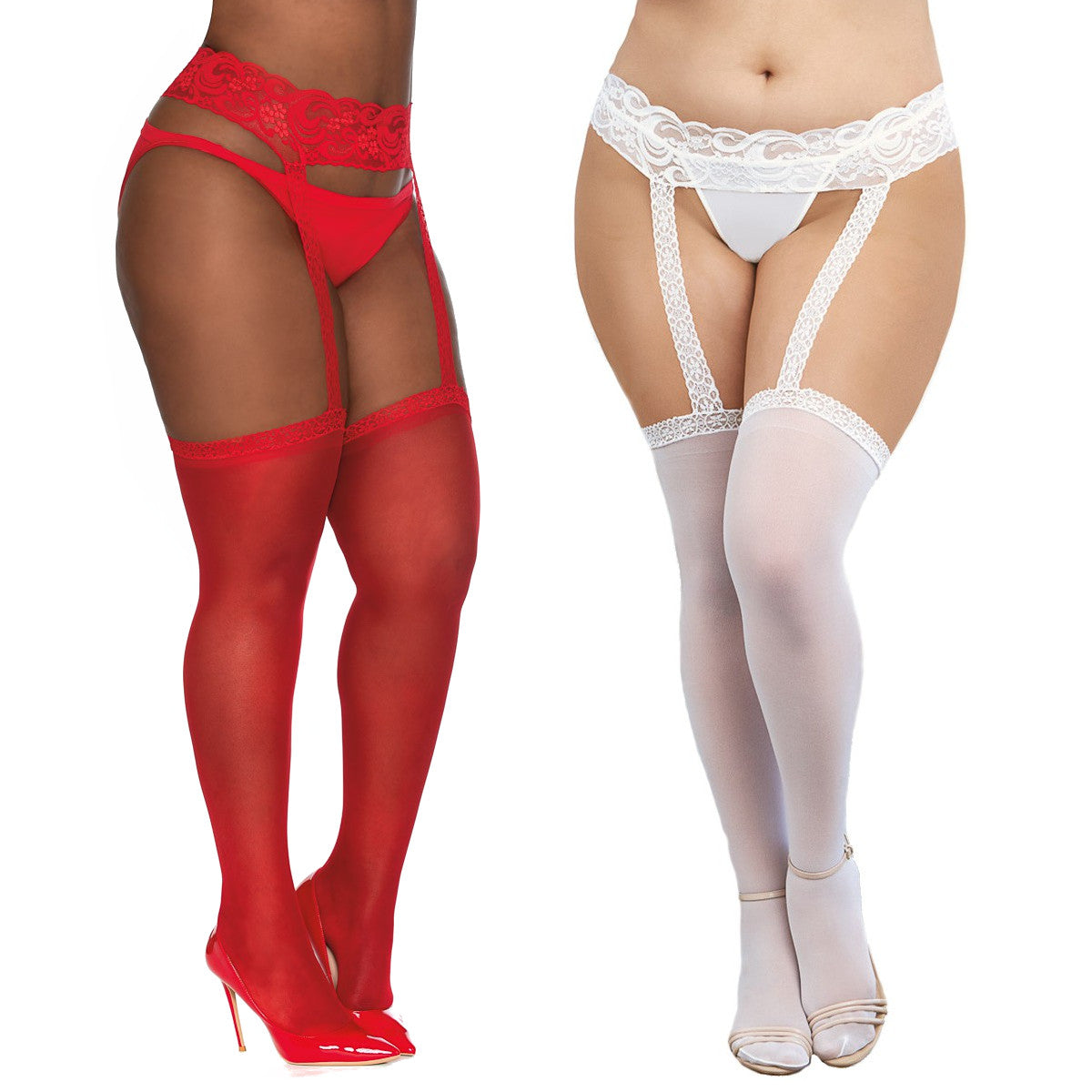 Suspender Sheer Pantyhose Queen - DREAMGIRL Dreamgirl International - Boutique Séduction