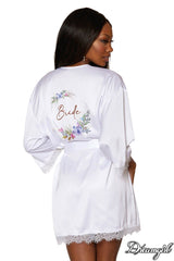 Robe Satin Bride - Dreamgirl - White Dreamgirl International - Boutique Séduction