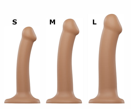 Semi-Realistic Dual Density Bendable Dildo - STRAP-ON-ME Strap-on-me - Boutique Séduction