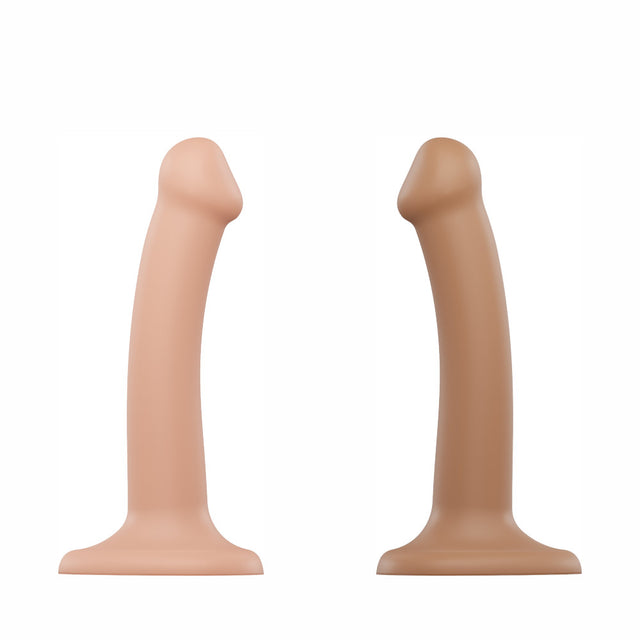 Semi-Realistic Dual Density Bendable Dildo - STRAP-ON-ME Strap-on-me - Boutique Séduction