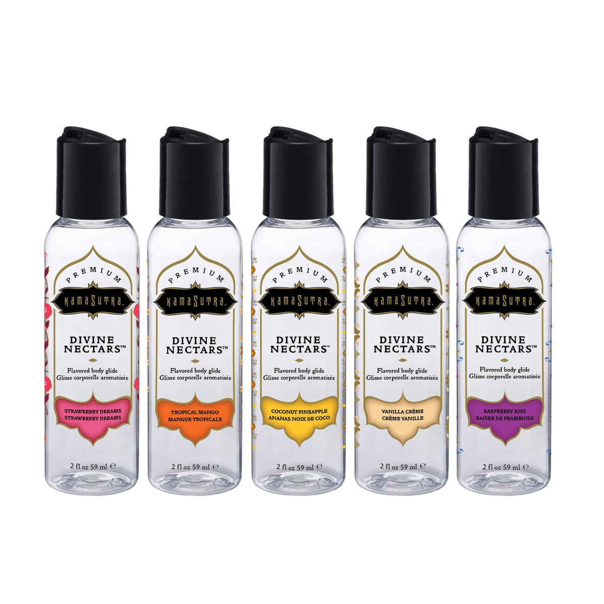 Water based flavored lubricant - Kama Sutra - Divine Nectars Kama Sutra - Boutique Séduction