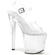 High Platform Sandal 7 1/2" Heel - PLEASER - Clear Pleaser Shoes - Boutique Séduction