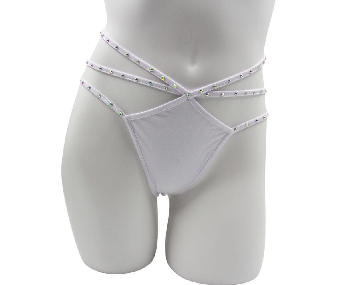 Star Thong With Crystals - EXES LINGERIE Exes Lingerie - Boutique Séduction