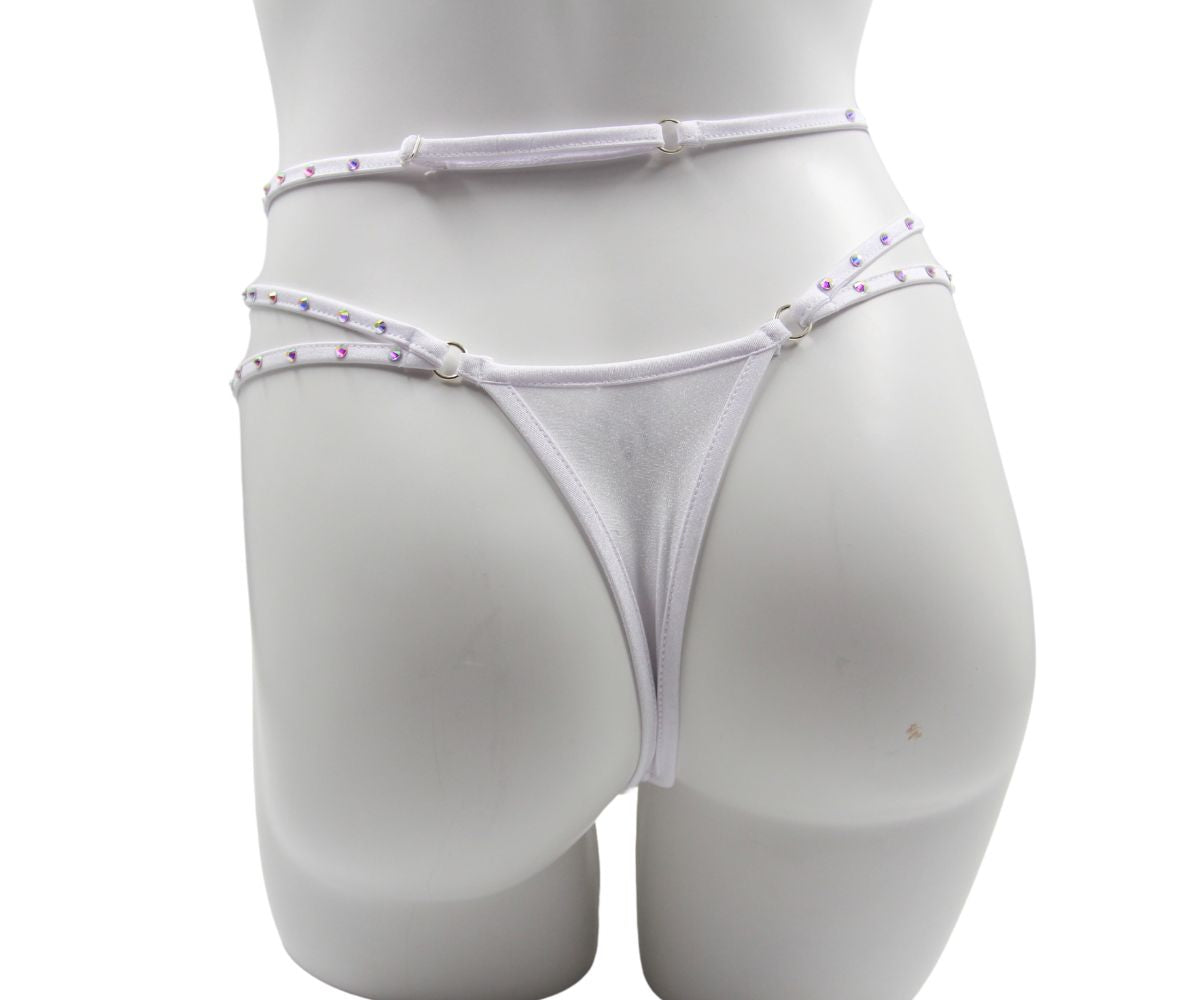 Star Thong With Crystals - EXES LINGERIE Exes Lingerie - Boutique Séduction