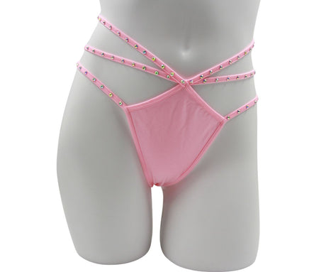 Star Thong With Crystals - EXES LINGERIE Exes Lingerie - Boutique Séduction